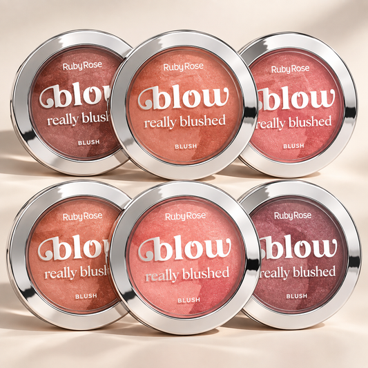 Rubor Glow Compacto Really Blushed Ruby Rose