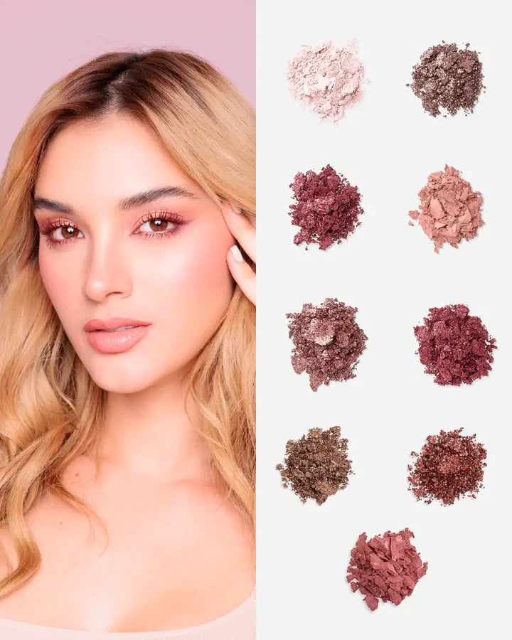 Paleta de Sombra Pink Cherry Ruby Rose