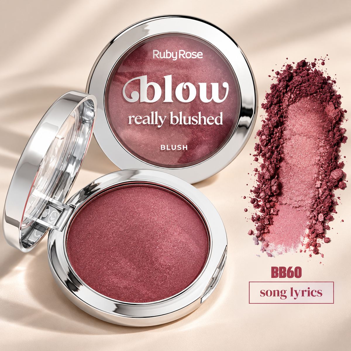 Rubor Glow Compacto Really Blushed Ruby Rose