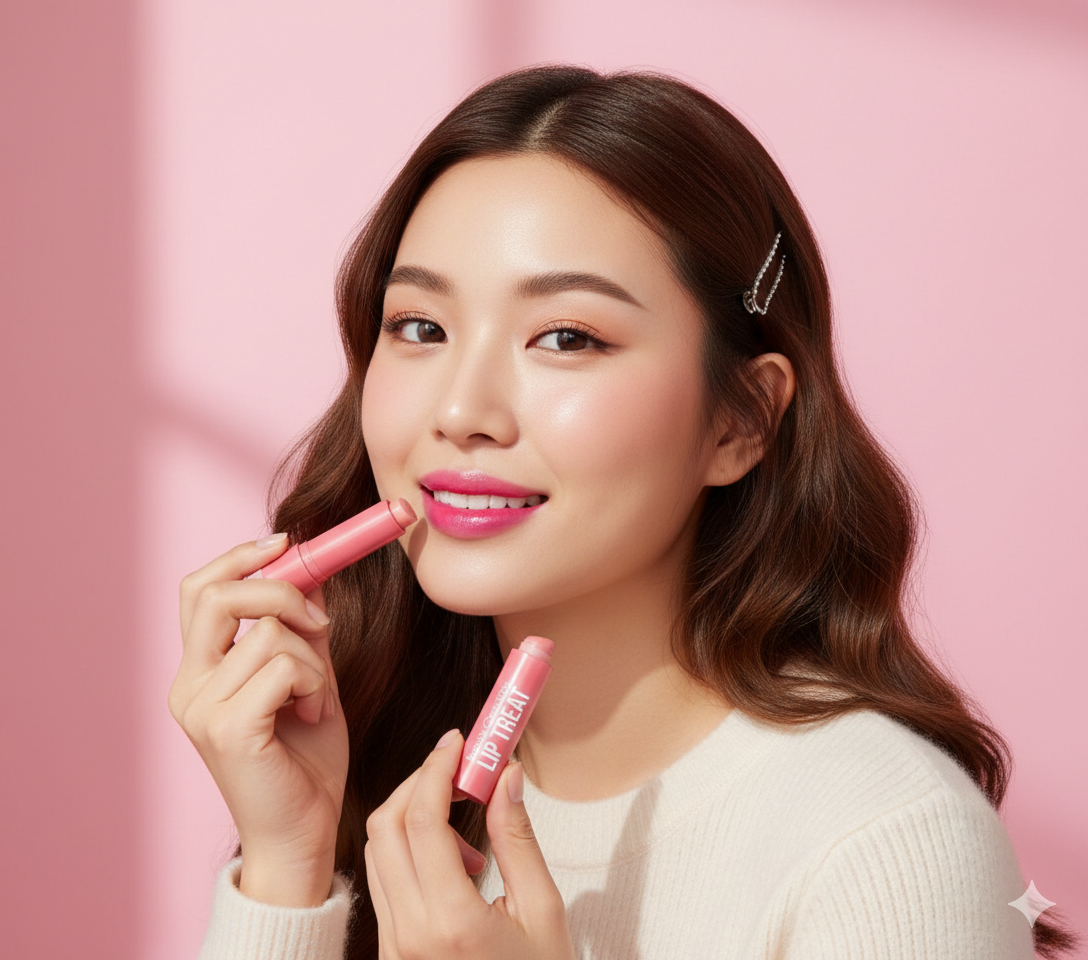 Lip Tread Tinted Lip Balm Pink Sugar Beauty Creations