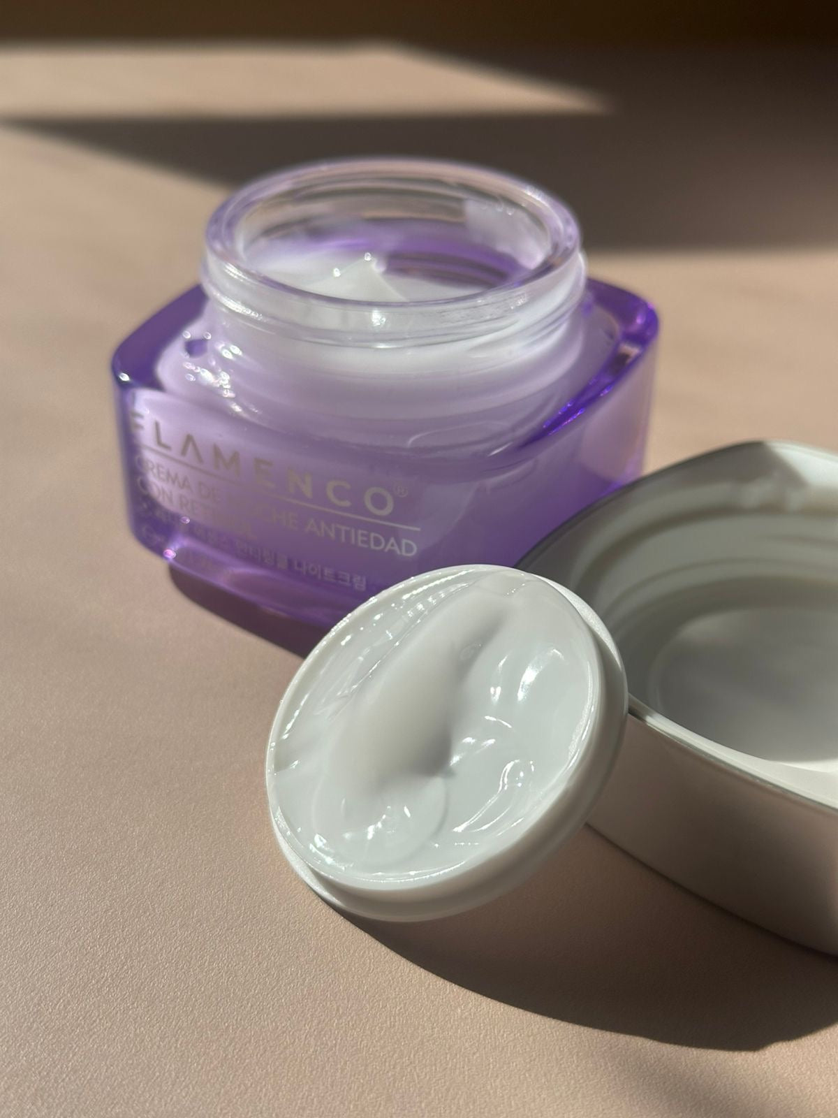 Crema Facial Nocturna Antiedad con Retinol Flamenco