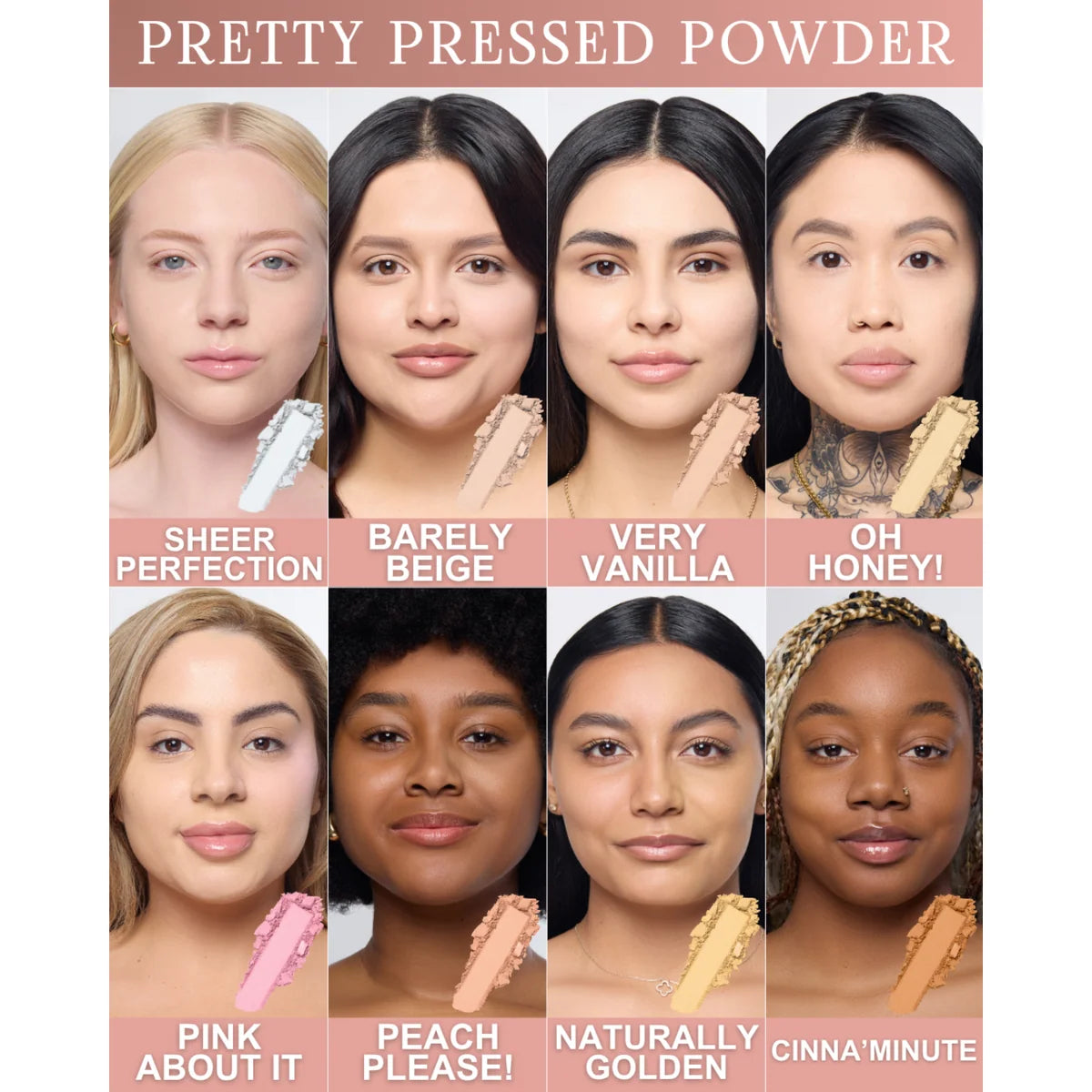 Polvo Compacto Pretty Pressed Beauty Creations
