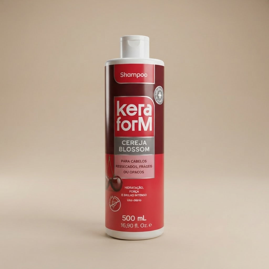 Shampoo Flor de Cereza 500ml KeraForm