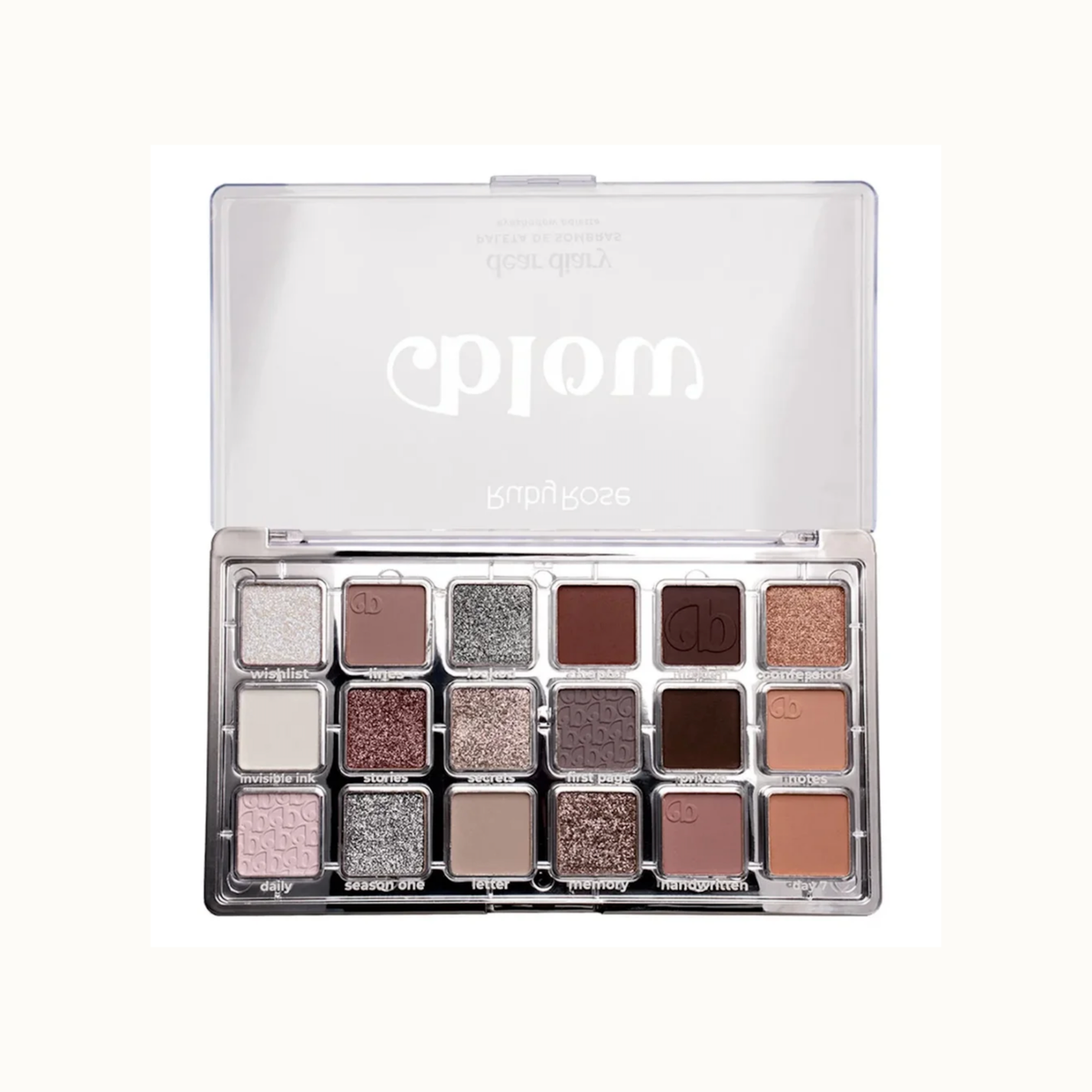 Paleta de Sombras Dear Diary 18 tonos Ruby Rose