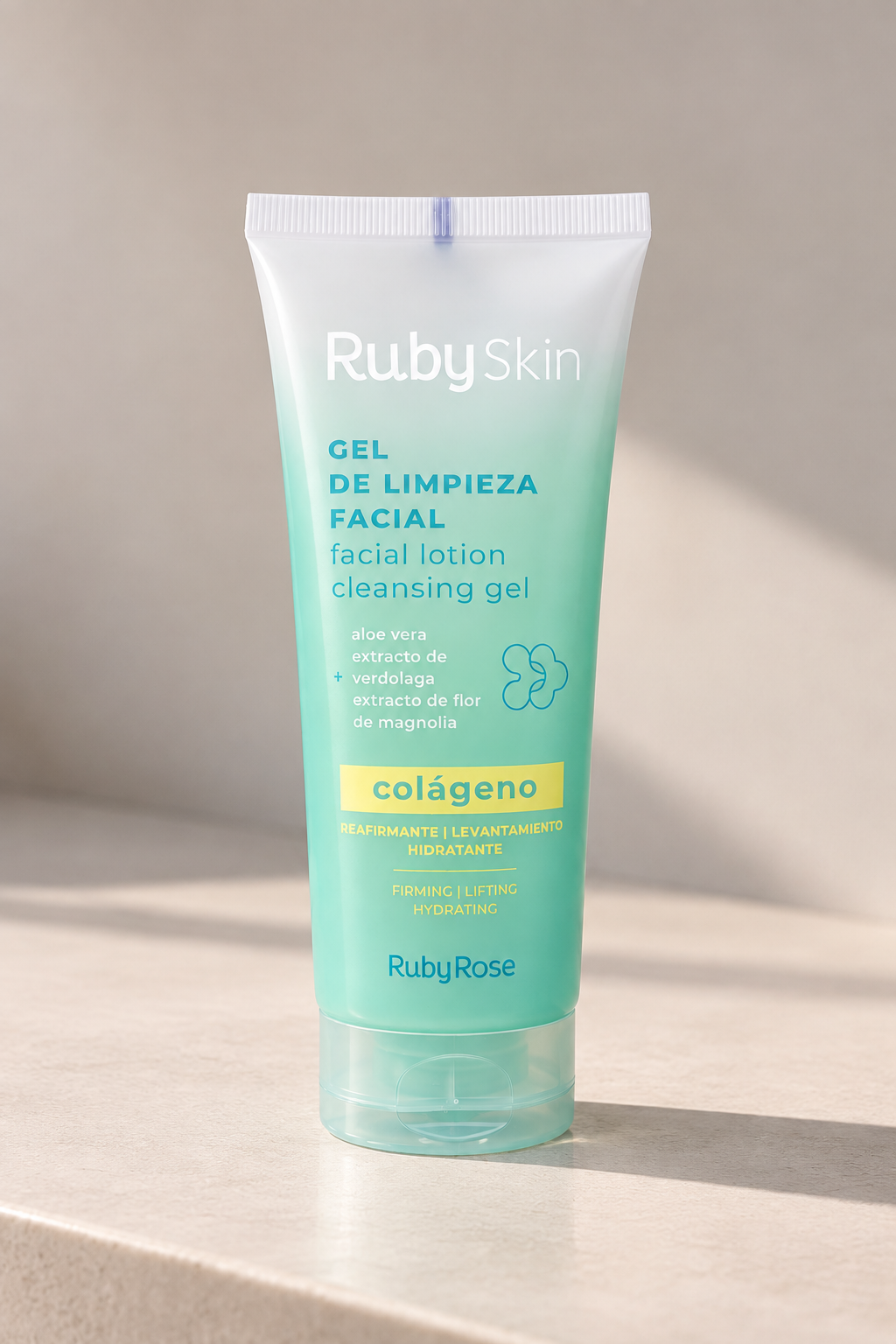 Jabón Facial Gel Colageno Ruby Rose