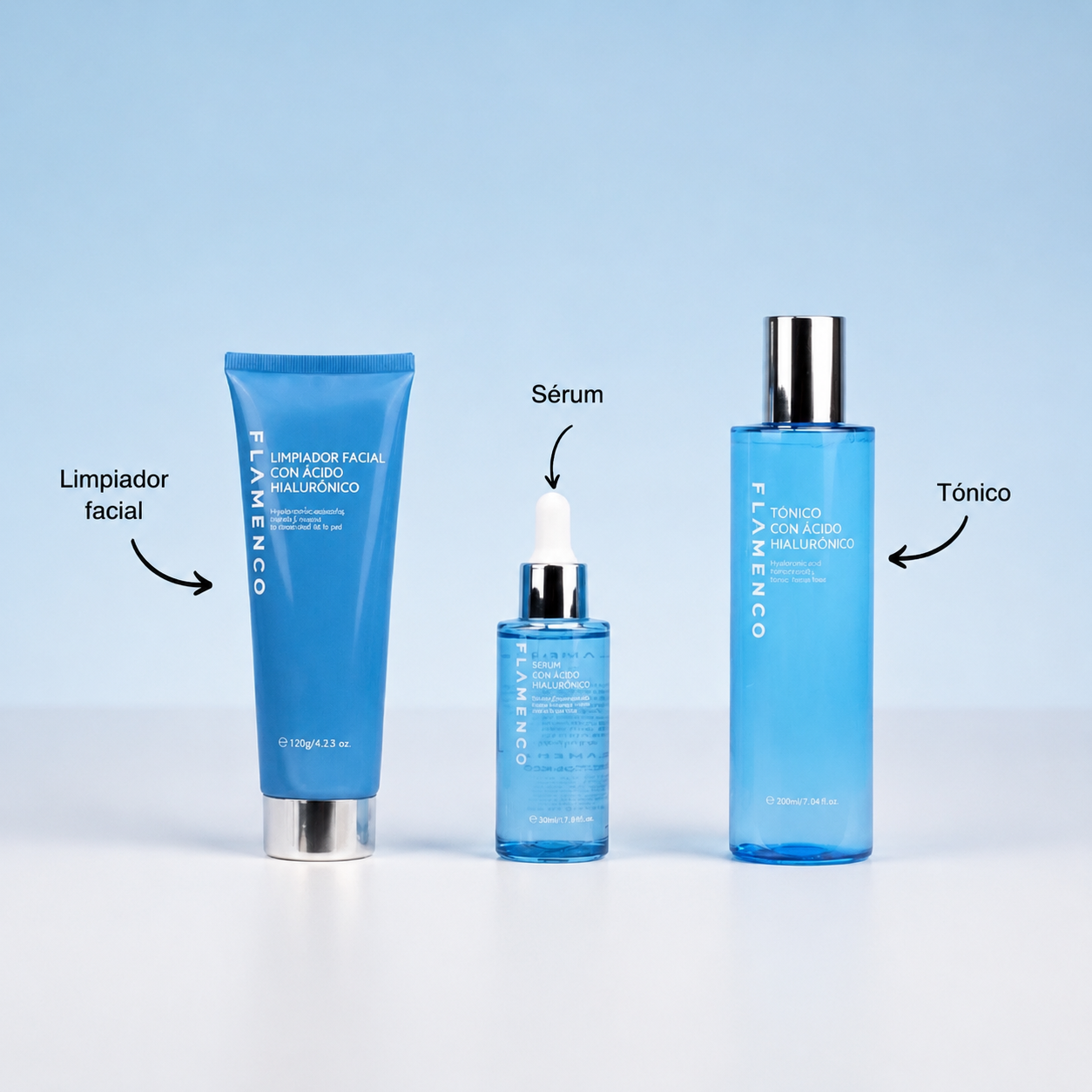 Rutina Express Ácido Hialuronico Flamenco - 3 productos