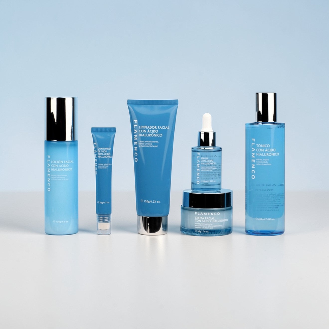 Rutina Completa Ácido Hialuronico Flamenco - 6 pasos