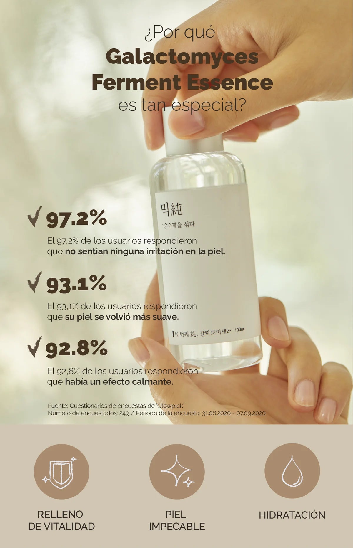 Esencia de Galactomyces Fermentada 100ml Mixsoon