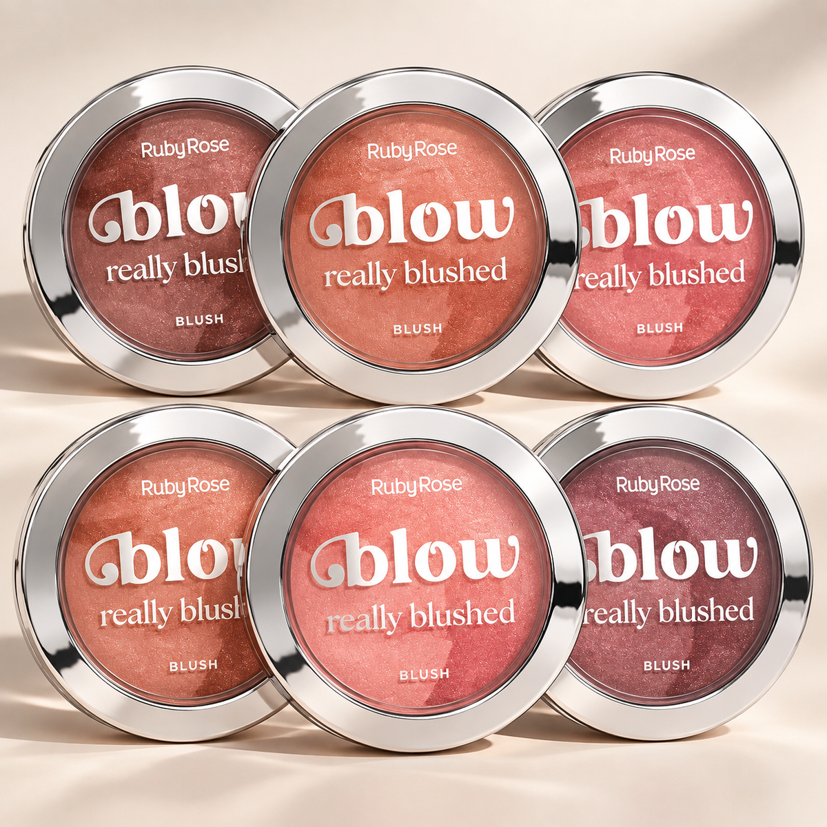 Rubor Glow Compacto Really Blushed Ruby Rose