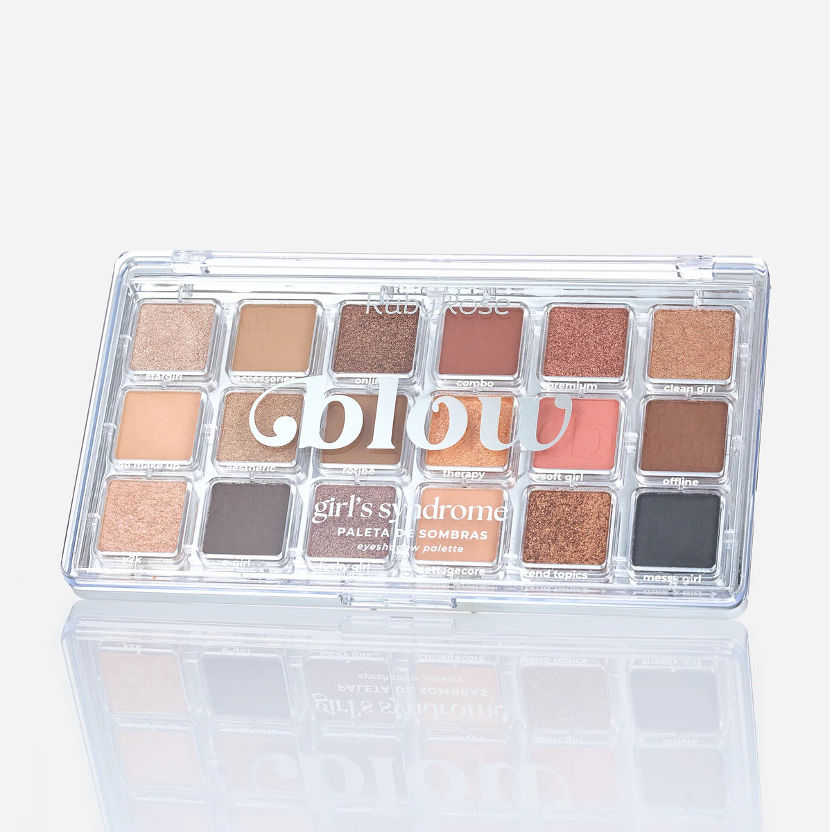 Paleta de Sombras Girls Syndrome 18 tonos Ruby Rose