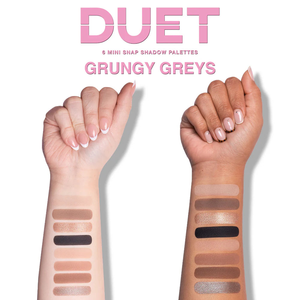 Paleta de Sombra Duet Mini Snap - Grungy Greys Beauty Creations
