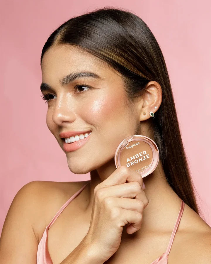Bronzer Compacto Amber Ruby Rose