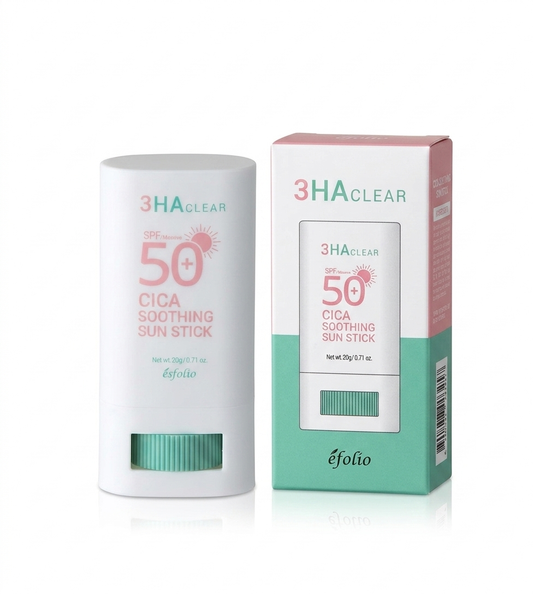 3HA Clear Cica Soothing Sun Stick Esfolio