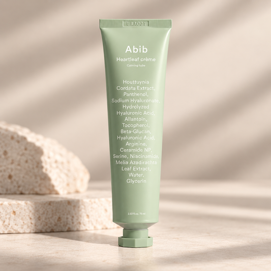Crema Facial Hidratante Heartleaf Calming Tube Abib