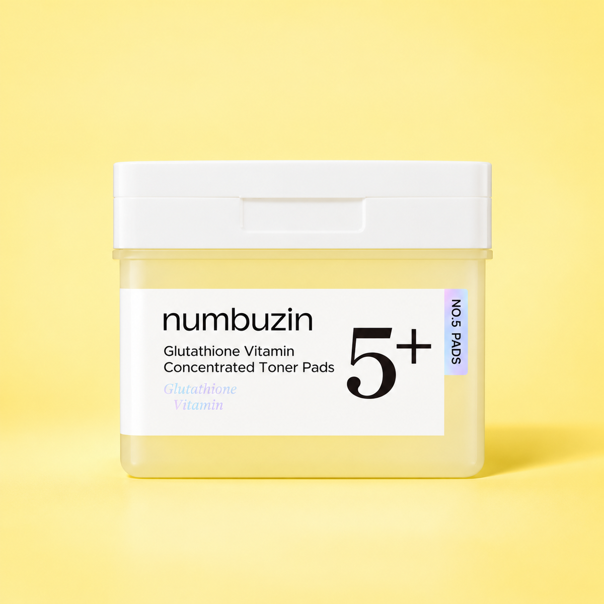 Tónico en Pads No. 5 Glutathione Vitamin Concentrated Numbuzin