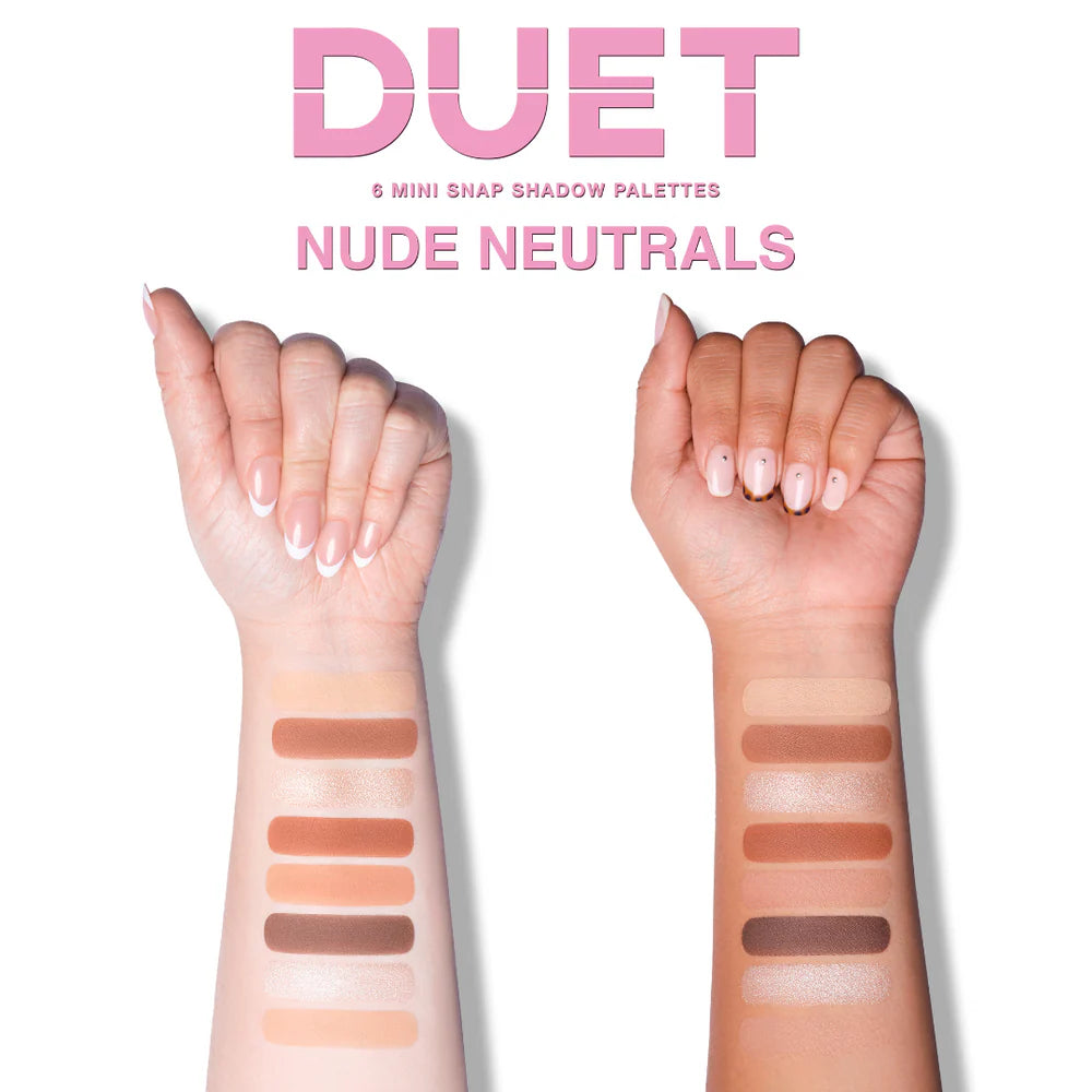 Paleta de Sombra Duet Mini Snap - Nude Neutral Beauty Creations