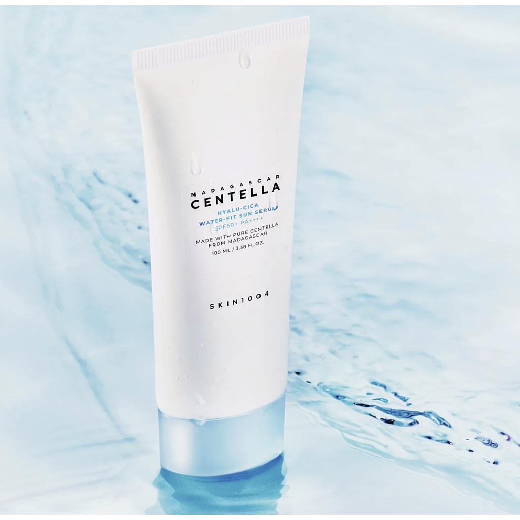Protector solar Centella Hyalu-Cica Water SPF50+ PA++++ 100mL Skin1004