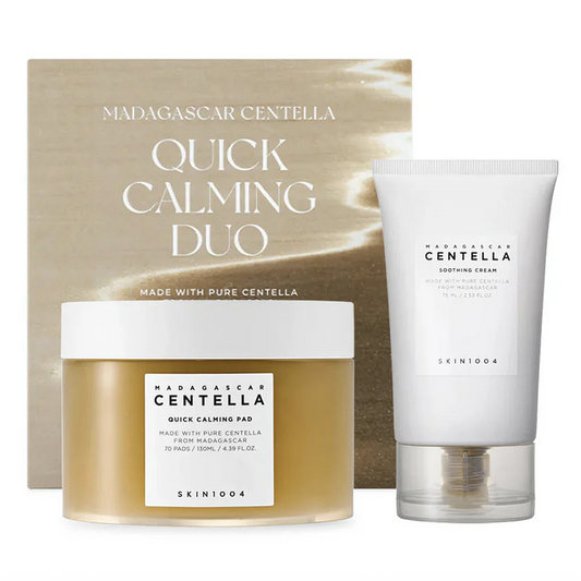 Set Pads Tonic + Crema Facial Calming Madagascar Centella Skin1004
