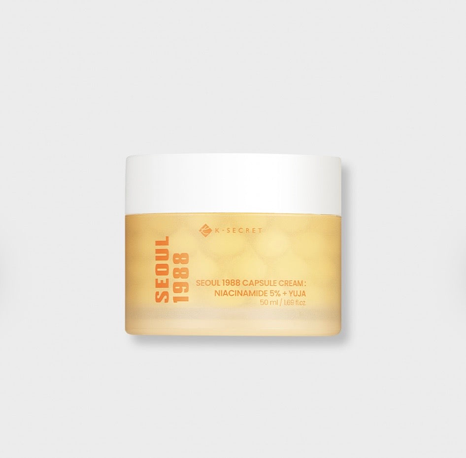 Crema Facial Capsule Cream Niacinamide 5% + Yuja 50ml Seoul 1988