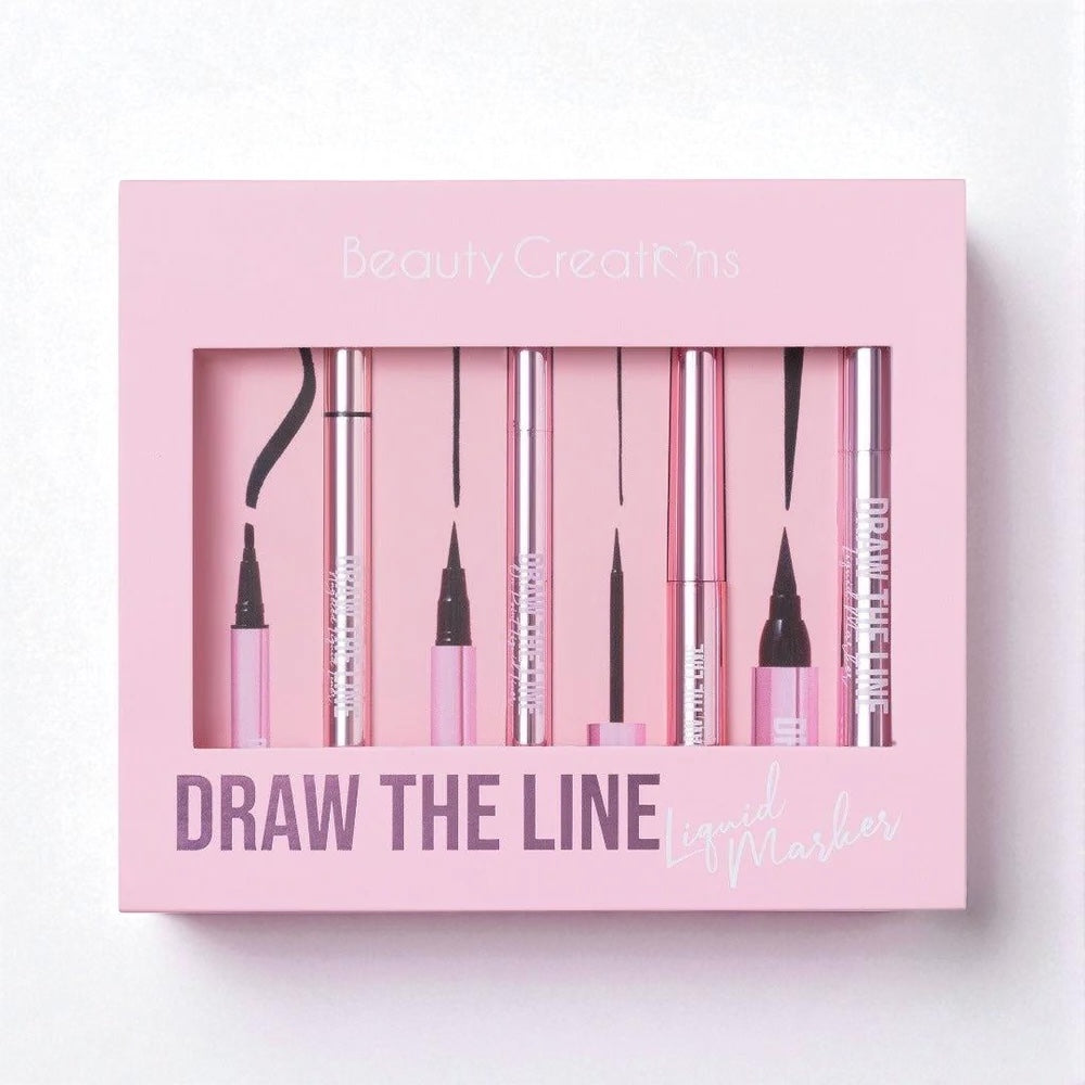 Set de Delineador Líquido Draw The Line Beauty Creations