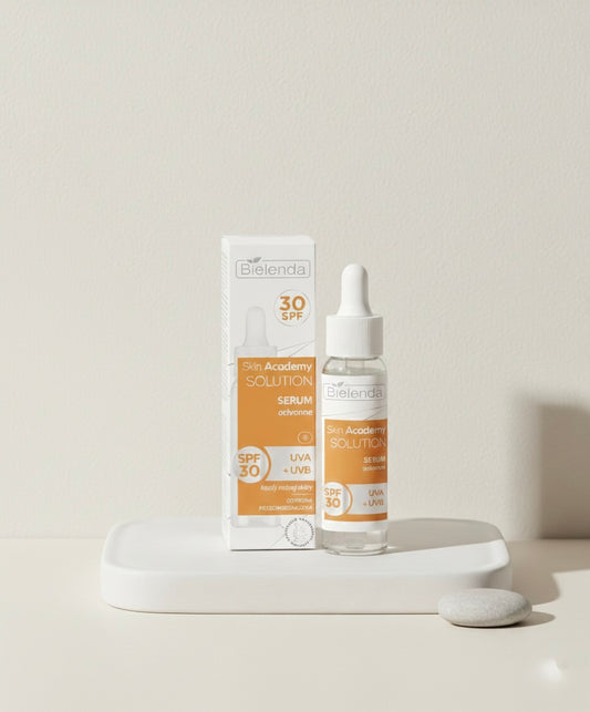 Skin Academy Solution Serum Protector UVA UVB SPF 30 Bielenda