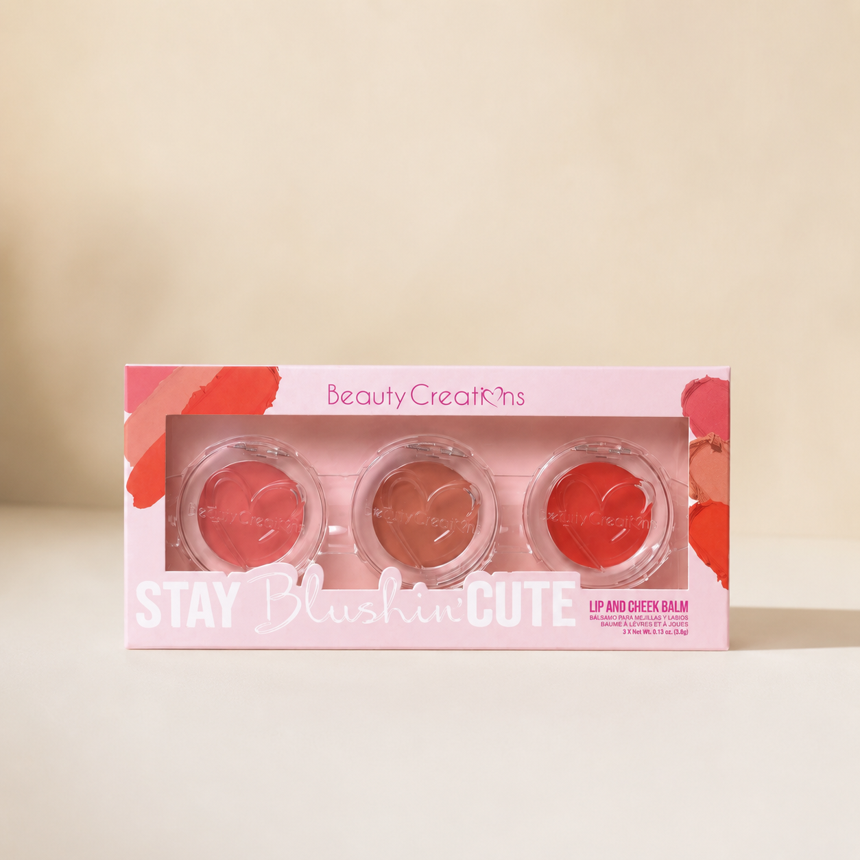 Set de Rubor en crema Stay Blushin' Cute Beauty Creations