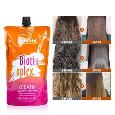 Mascarilla Capilar EcoLchi Biotin Oplex Keratin 500ml