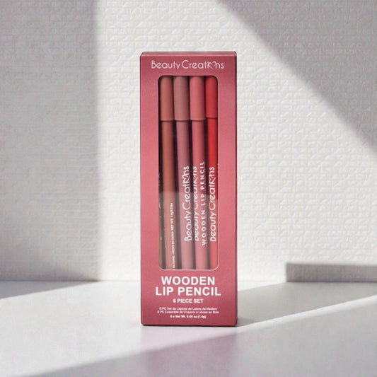 Set Lápiz Delineador de Labios de Madera Wine Beauty Creations