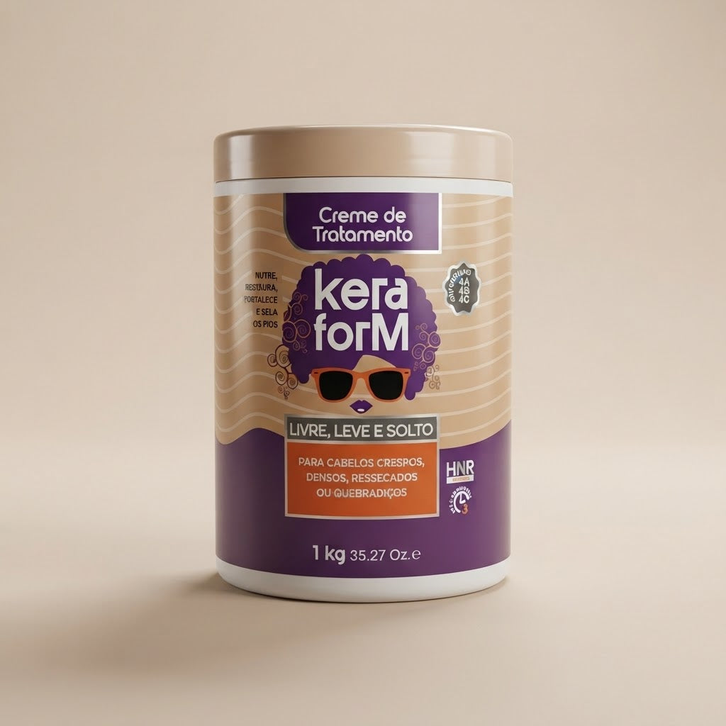 Crema de Tratamiento Libre, Ligero y Suave 1kg KeraForm