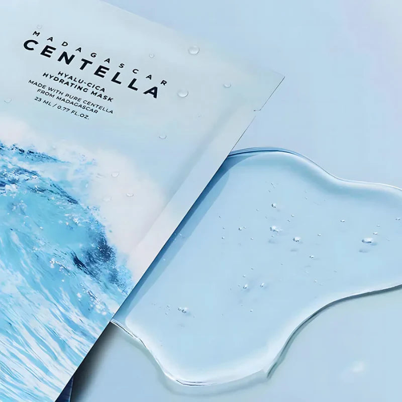 Mascarilla Facial Hidratante Madagascar Centella Hyalu-Cica Hydrating Skin1004 - 1 Unidad