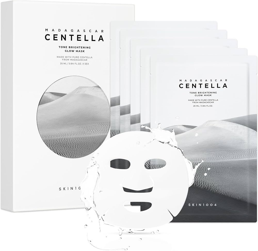 Mascarilla Facial Centella Tone Brightening Glow Mask  Skin1004 - 1 unidad