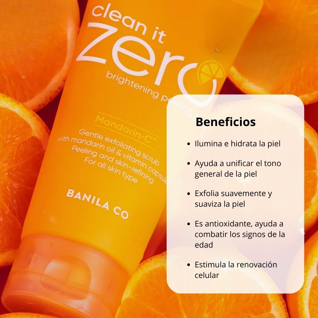 Exfoliante Facial Clean it Zero Brightening Peeling Gel Banila