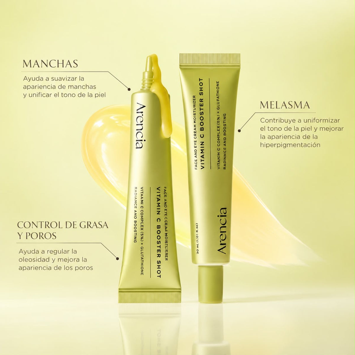 Serum Concentrado Vitamina C Booster Shot 30ml Arencia