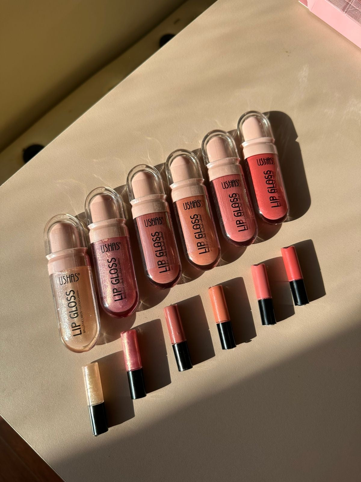 Lip Gloss Hidratante con Color Ushas