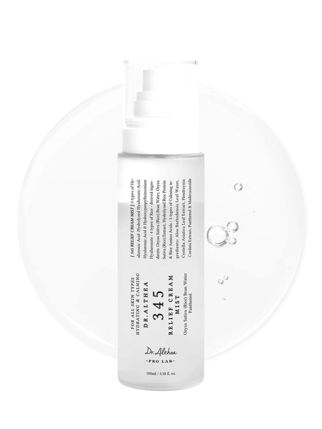 Bruma Facial 345 Relief Cream Mist Dr. Althea
