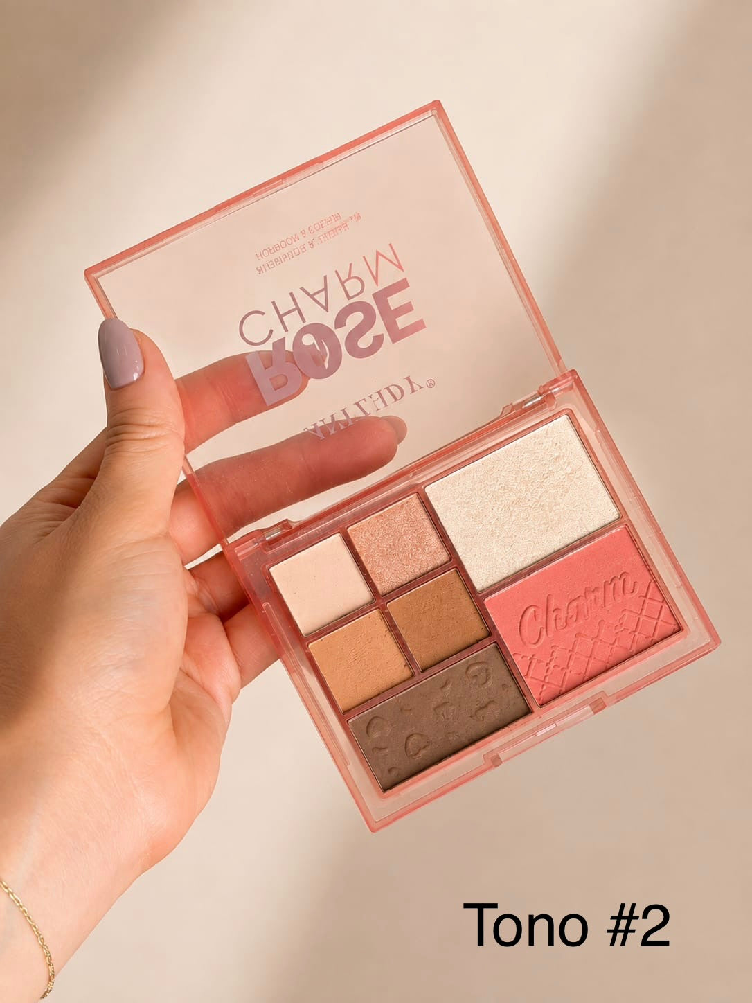 Paleta Completa Contorno-Rubor-Iluminador y Sombras Anylady