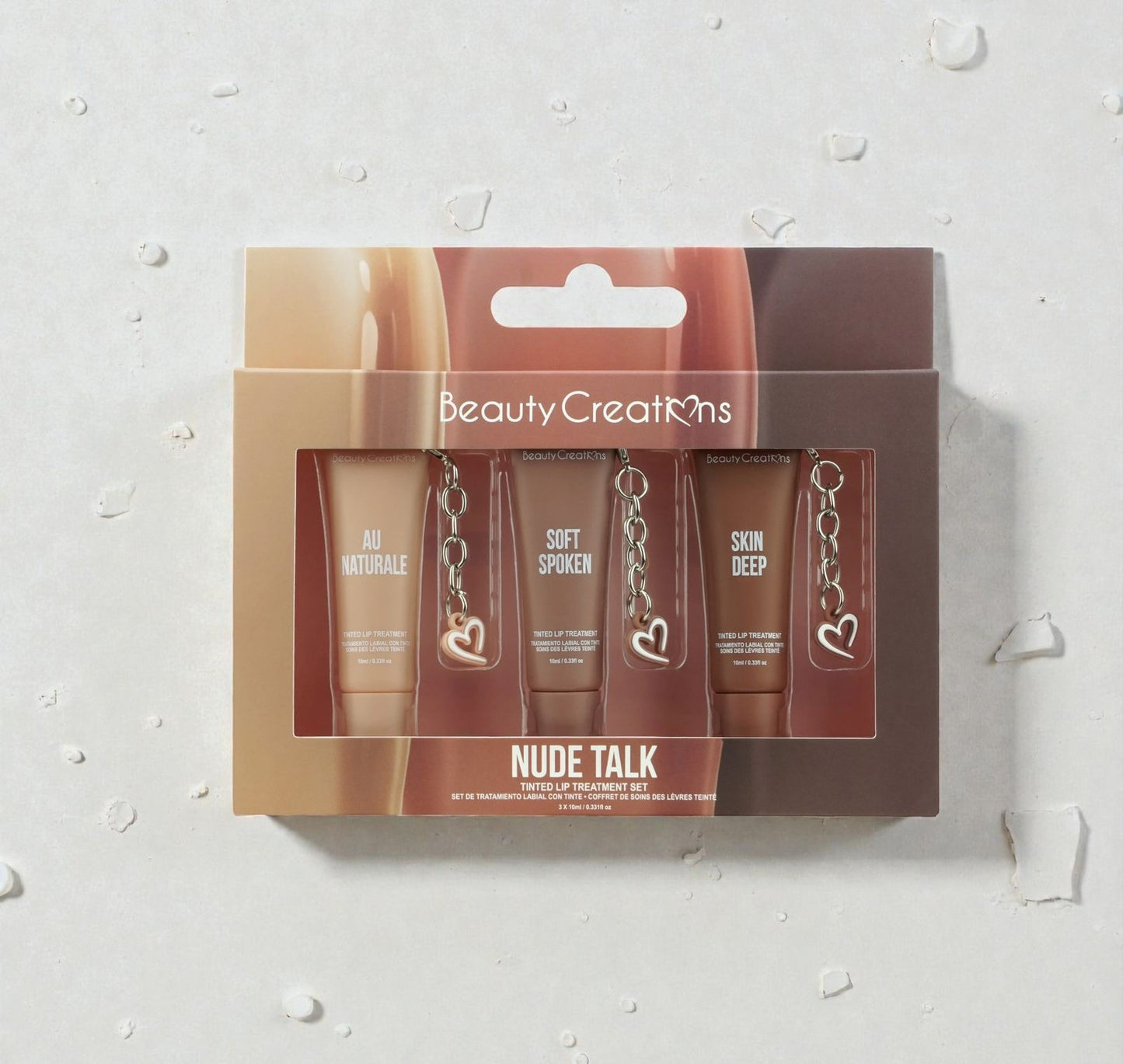 Set de Labios Tinted Lip Treatment Set NUDE TALK Beauty Creations