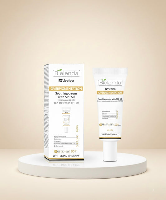 Dr Medica Crema Calmante Sobrepigmentación con SPF50 Bielenda