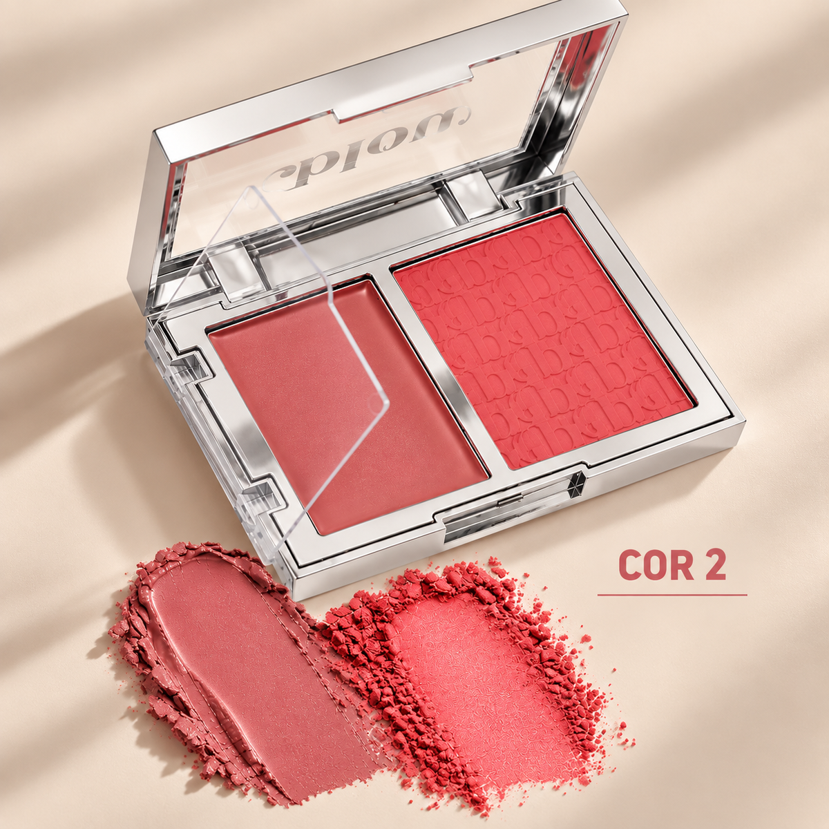 Rubor Dúo Whatever Crema + Polvo Ruby Rose