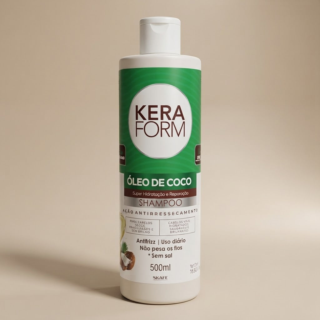 Shampoo Óleo de Coco 500ml KeraForm