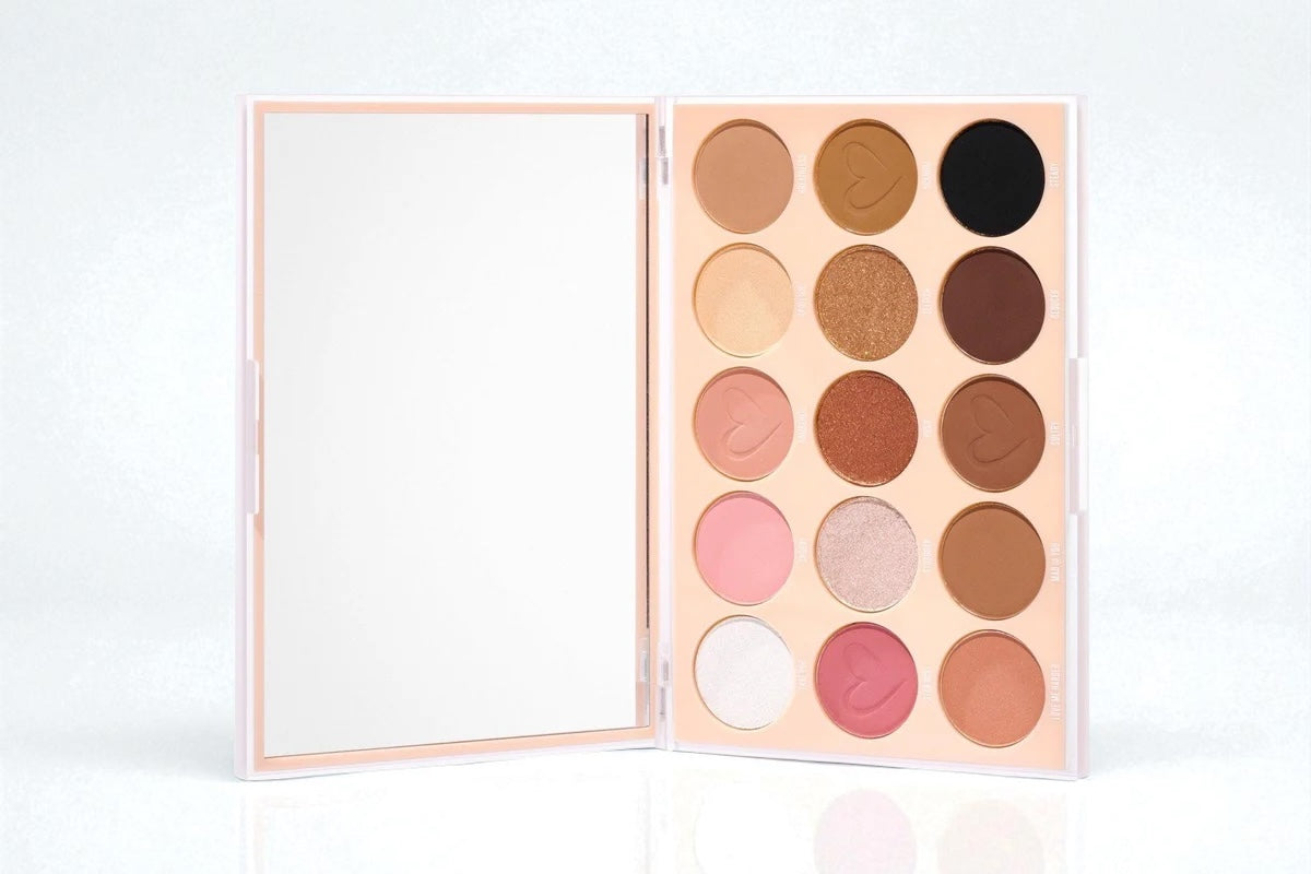 Paleta de Sombra Nude X 15 tonos Beauty Creations