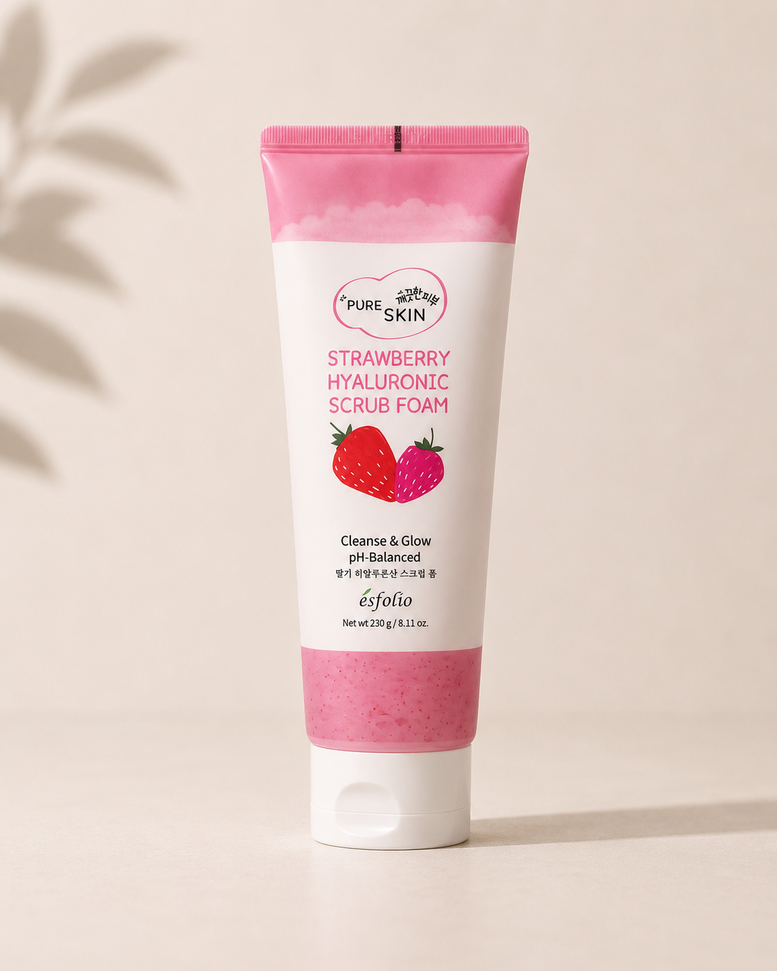 Exfoliante Facial Ácido Hialurónico + Frutilla Esfolio