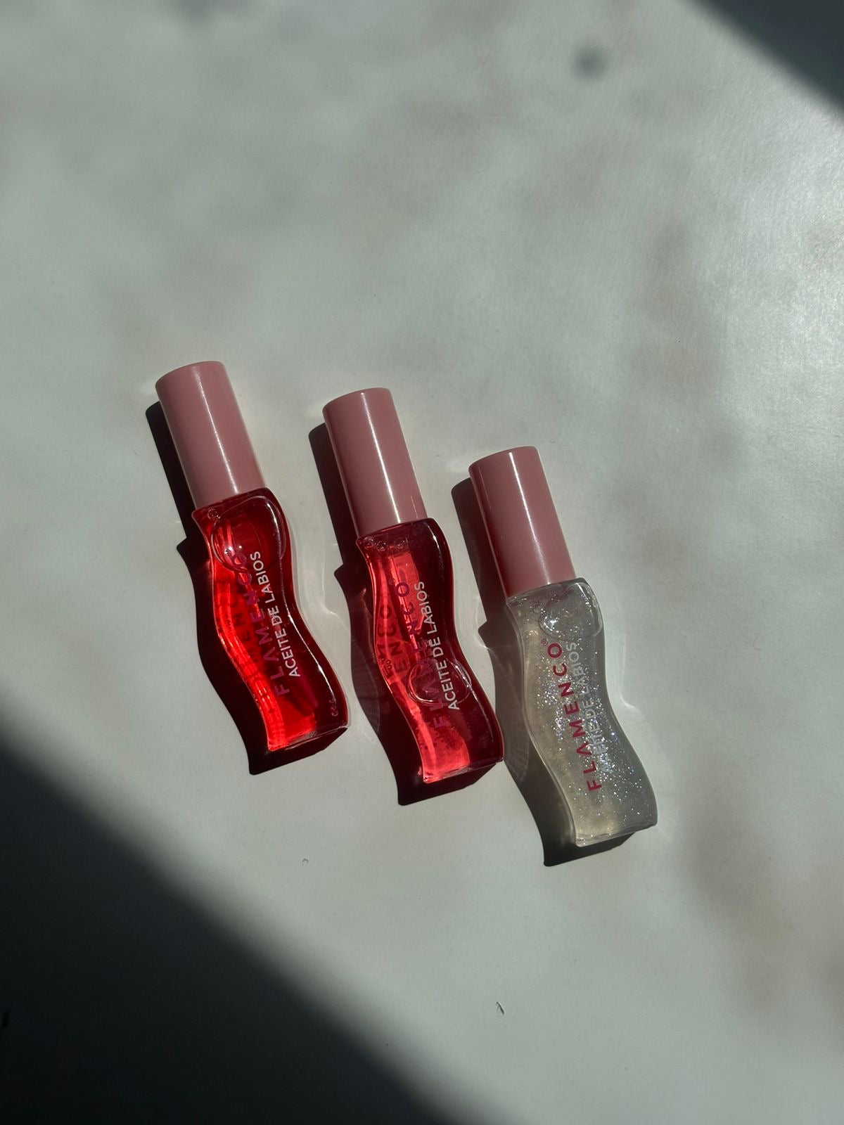 Trío de Aceite de Labios Flamenco