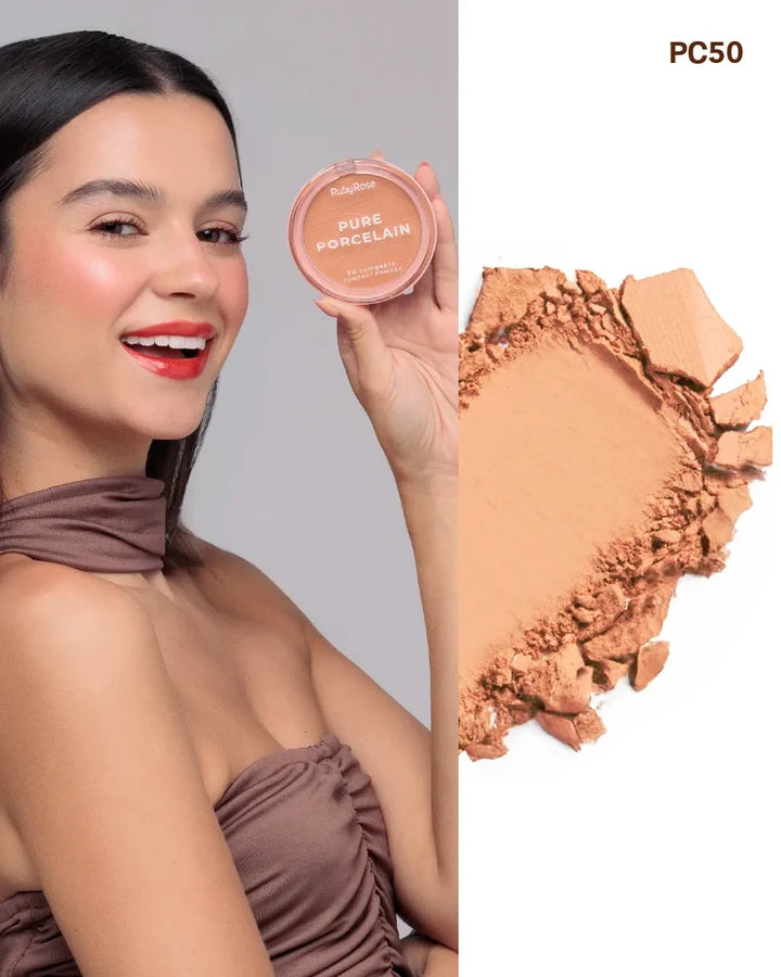 Polvo Compacto Pure Porcelain Ruby Rose