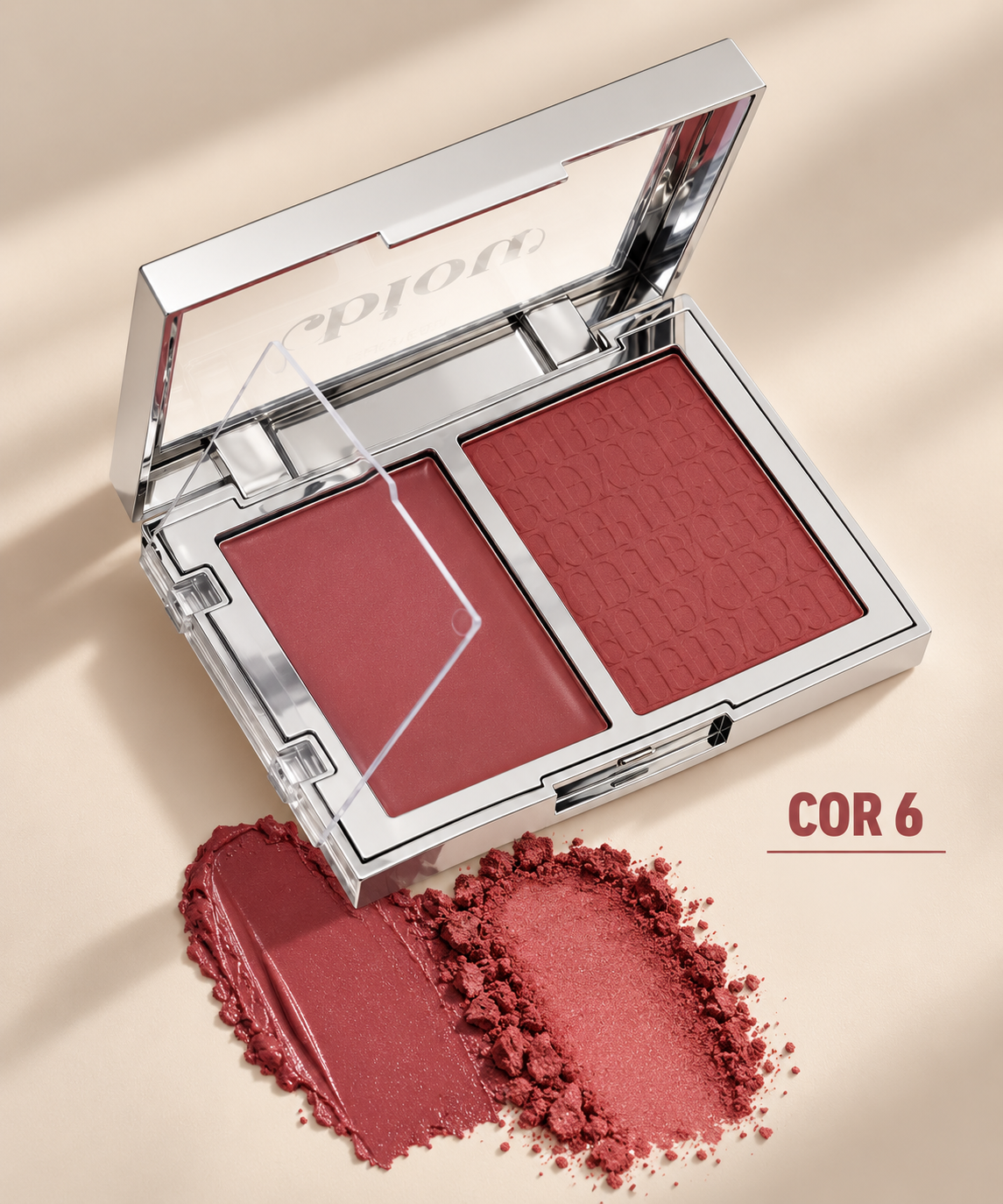 Rubor Dúo Whatever Crema + Polvo Ruby Rose