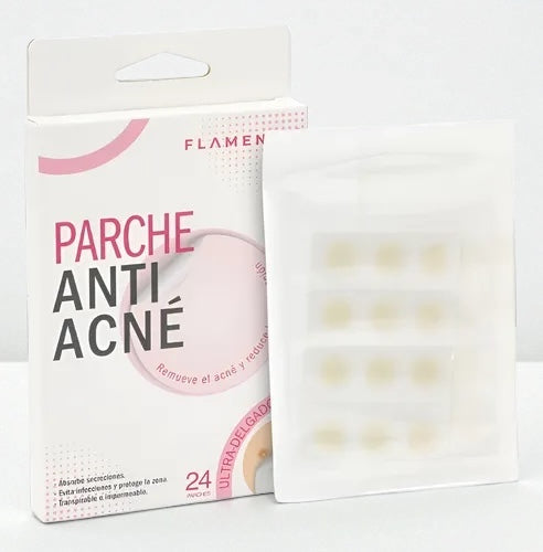 Parche Anti Acné Ultrafinos Flamenco - 24 Unidades