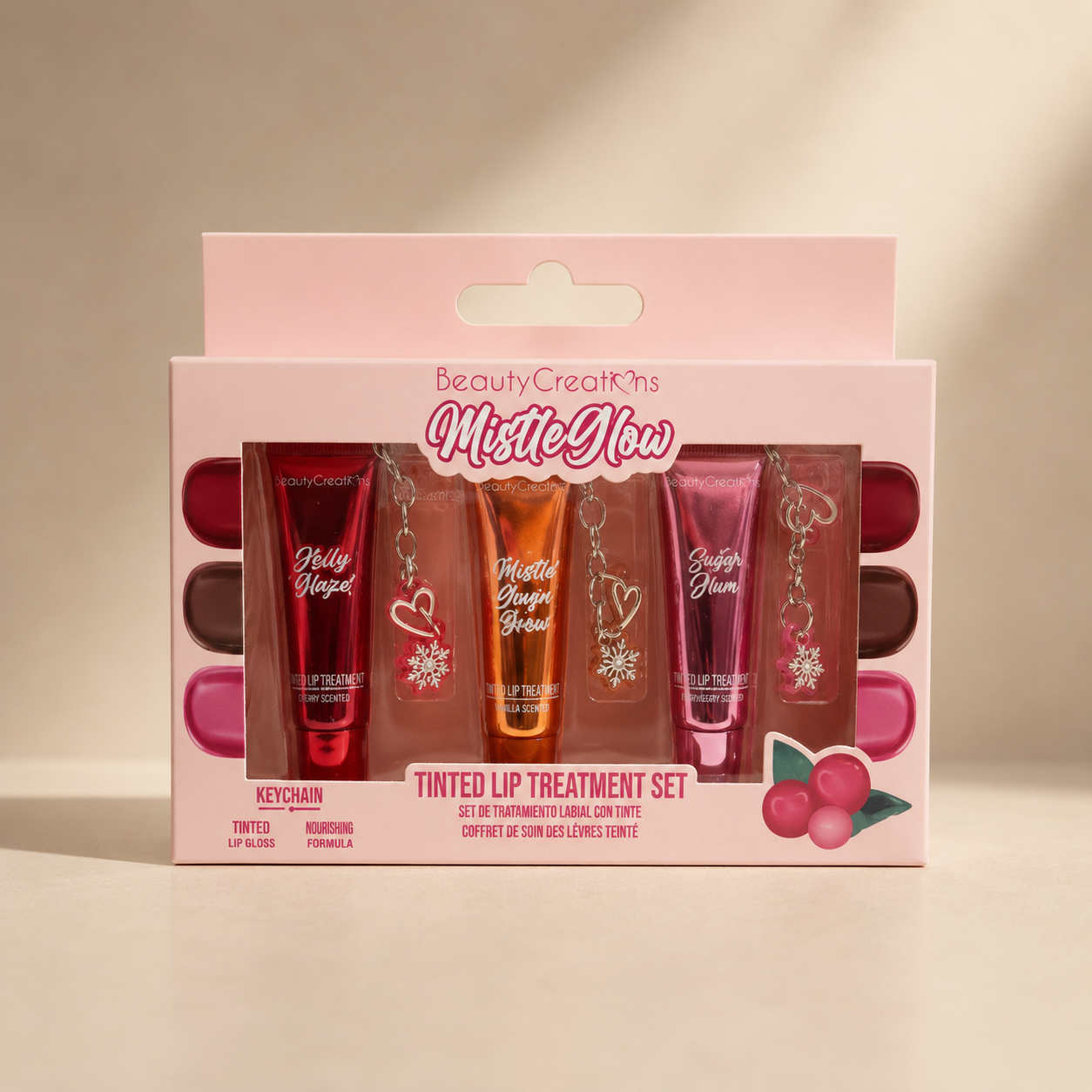 Set de Bálsamos Labiales Mistle Glow Beauty Creations