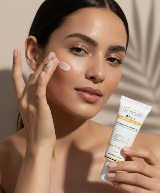 Dr Medica Crema Calmante Sobrepigmentación con SPF50 Bielenda