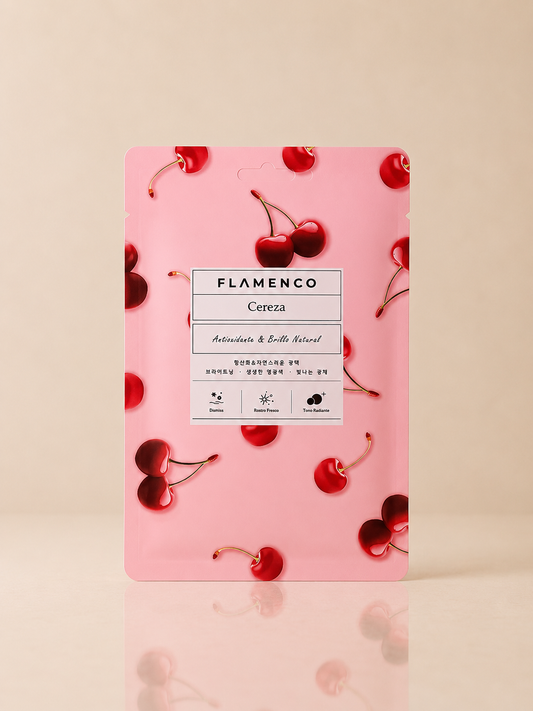 Mascarilla Facial Aclarante Cereza Flamenco - 1 unidad