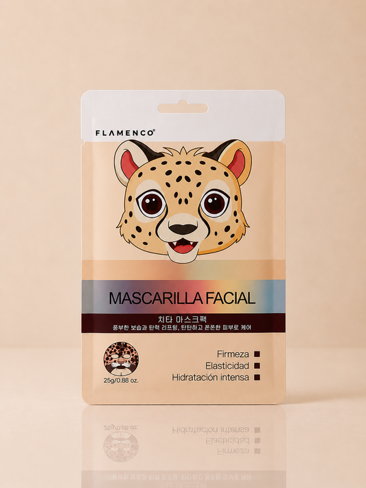 Mascarilla Facial Antiarrugas Tiger Flamenco - 1 Unidad